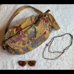Fossil Brand Large Adjustable Crossbody Bag